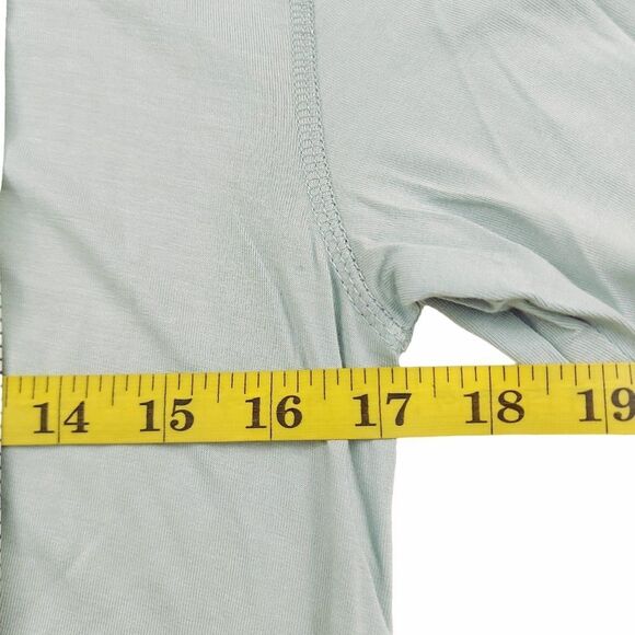 Rumi+Ryder Tee Girls Youth XL 16 Green Long Sleeve Twist Front Soft Fabric - Picture 11 of 12